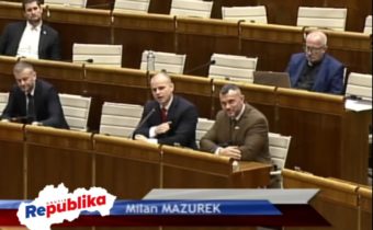 Milan Mazurek (REPUBLIKA): Matovič zase plače a klame
