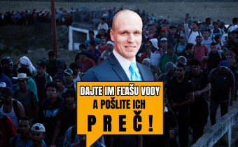 Marián Ďuriš (REPUBLIKA): Dajte im fľašu vody a pošlite ich preč!
